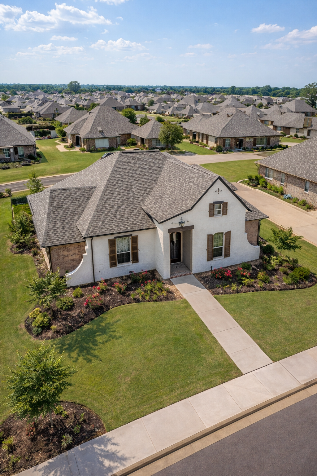 Drone aerial - property